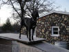 Black Great Dane Daphne love to be on top of the world